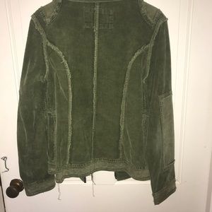 BKE Cord patched jacket